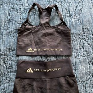 Stella McCartney for Adidas set in Medium, black textured zebra print